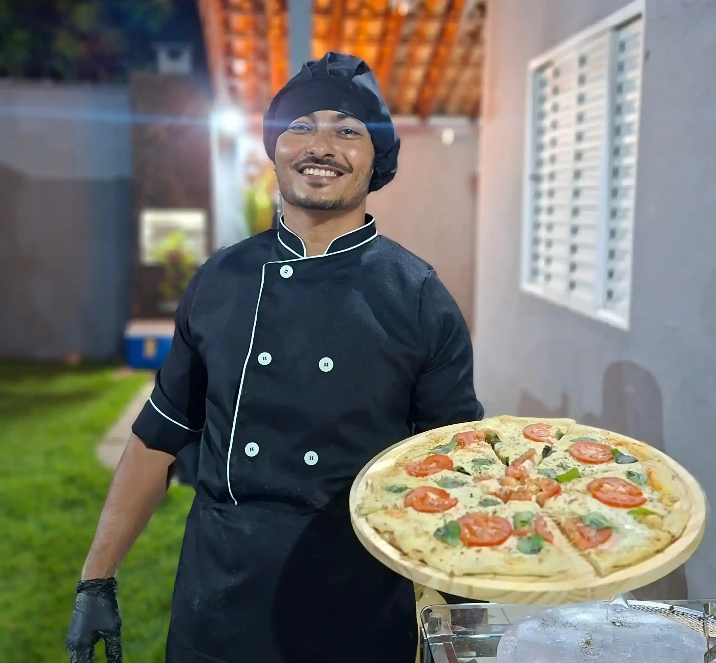 Forno montado no local